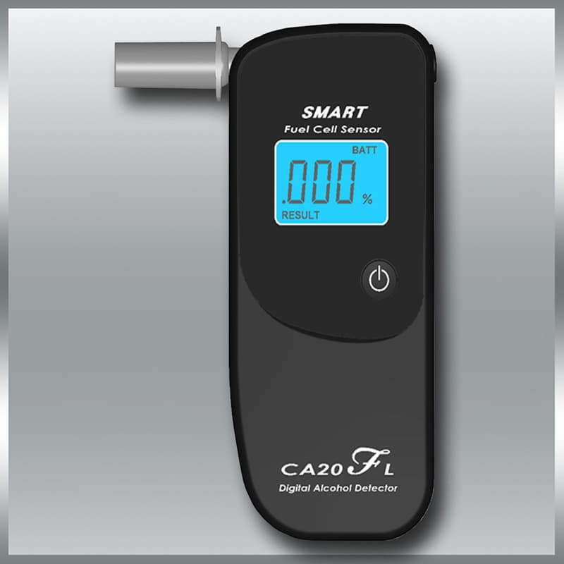 breath alcohol detector with fuel cell sensor_breathalyzer
